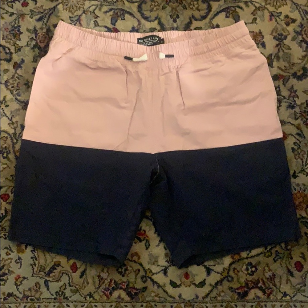 The Quiet Life - Pink Boardwalk Beach Shorts